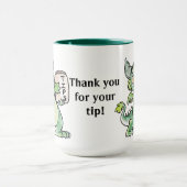 Freundliche Drache-Spitze-Schale Tasse (Zentrum)
