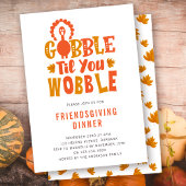 Freundliche Einladung Gobble Til You Wobble