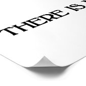 Freundliche Erinnerung auf dem Planeten a Erdplaka Poster (Ecke)