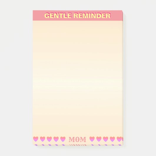 Freundliche Erinnerung Post-it Klebezettel (Vorderseite)