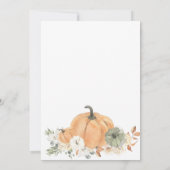 Freundliche Erntedank-Dinner Einladung (Rückseite)