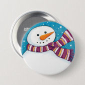 Freundliche festliche Karotte roch Button (Vorne & Hinten)