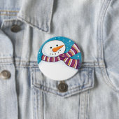 Freundliche festliche Karotte roch Button (Beispiel)