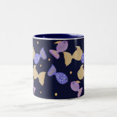 Freundliche Fish Zweifarbige Tasse (Mittel)