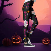 Freundliche Geister farbenfrohe Halloween Leggings