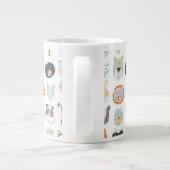 Freundliche Gesichter | Süße Tier Portraits Jumbo-Tasse (Rückseite)