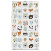 Freundliche Gesichter | Süße Tier Portraits Kleine Geschenktüte (Rückseite)