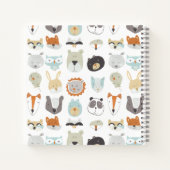 Freundliche Gesichter | Süße Tier Portraits Notizblock (Rückseite)