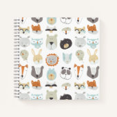 Freundliche Gesichter | Süße Tier Portraits Notizblock (Vorderseite)