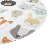 Freundliche Gesichter | Süße Tier Portraits Schneidebrett (Ecke)