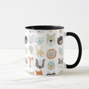 Freundliche Gesichter   Süße Tier Portraits Tasse
