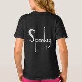 Freundliche Ghost Spooky Halloween Kinder T-Shirt (Rückseite)