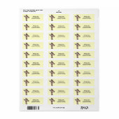 Freundliche Giraffe individuell anpassbar (Vorne)