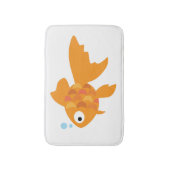 Freundliche Goldfisch-Illustration Badematte (Vorderseite Vertikal)