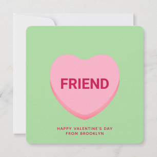 Freundliche grüne Konversation Herzstück Valentine