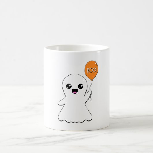 Freundliche Grüße eines Geistes Kaffeetasse (Mittel)