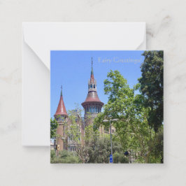 Freundliche Grüße! Mitteilungskarte