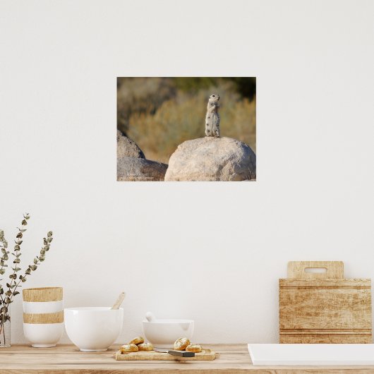 Freundliche Grüße Poster (Küche)