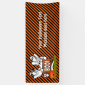 Freundliche Halloween Geister und Pals Banner (Vertikal)