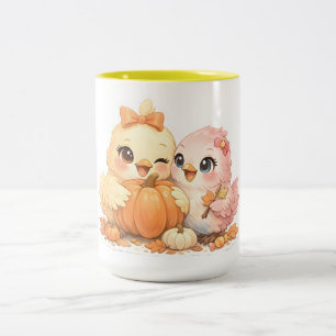Freundliche Halloween-Vögel Kaffeetasse