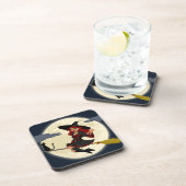 Freundliche Hexenkinder Getränkeuntersetzer (Rechte Seite)