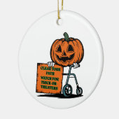 Freundliche Jack-o-Lantern-Sicherheit Keramik Ornament (Links)
