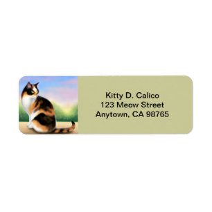 Freundliche Kaliko-Katze kundengerecht