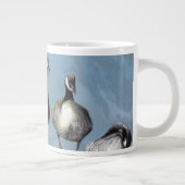 Freundliche Kanada-Gänse 2012 Jumbo-Tasse (Rechts)