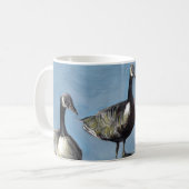Freundliche Kanada-Gänse 2012 Kaffeetasse (Vorderseite Links)