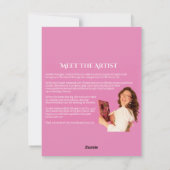 Freundliche Karten für Freunde, die Liebe Blume (Rückseite)