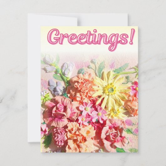 Freundliche Karten für Freunde, die Liebe Blume (Vorderseite)