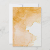 Freundliche Kürbis in Orange und Blau Einladung (Rückseite)