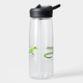 Freundliche Lizard mit Ihrem Namen Trinkflasche (Links)