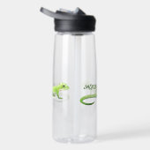 Freundliche Lizard mit Ihrem Namen Trinkflasche (Rechts)