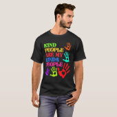Freundliche Menschen Orange Unity Kindness Anti Bu T-Shirt (Vorne ganz)