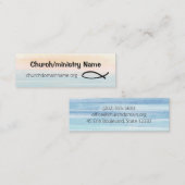 Freundliche MiniVisitenkarte für Kirche oder Mini Visitenkarte (Vorne/Hinten)