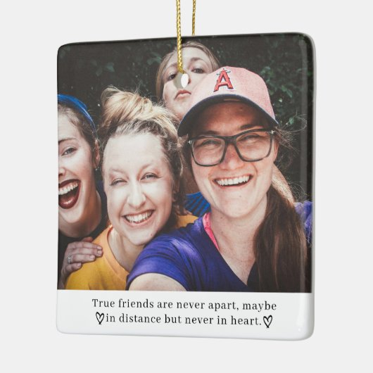 Freundliche Mitarbeiter - Geist auf der ganzen Wel Keramikornament (Links)