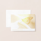 Freundliche Monarchkarte Folienkarte (Rückseite mit Umschlag)