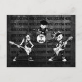 Freundliche Nachbarin Memo Übermäßige Lärmbelästig Postkarte (Vorderseite)