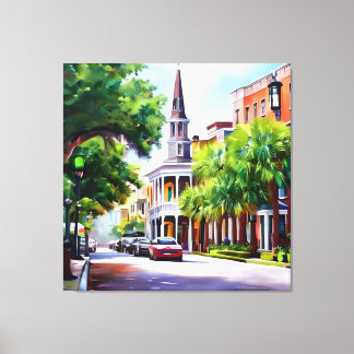 Freundliche Nachbarn Leinwanddruck