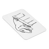 Freundliche Nachbarschaft Dinosaur Magnet (Rechte Seite)