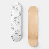 Freundliche Nachbarschaft Dinosaur Skateboard (Vorderseite)