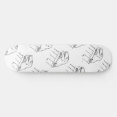 Freundliche Nachbarschaft Dinosaur Skateboard (Horizontal)