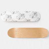 Freundliche Nachbarschaft Dinosaur Skateboard (Horizontal)
