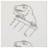 Freundliche Nachbarschaft Dinosaur Stoff (Muster)