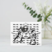 Freundliche Nachbarschaft übermäßiges Rauschen ver Postkarte (Stehend Vorderseite)