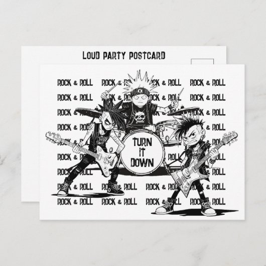 Freundliche Nachbarschaft übermäßiges Rauschen ver Postkarte (Vorne/Hinten)