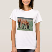 FREUNDLICHE PFERDE T-Shirt (Vorderseite)