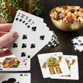 Freundliche Robot Playing Cards Spielkarten