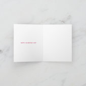 Freundliche rosa Konversation Herzstück Valentinst (Innenseite)